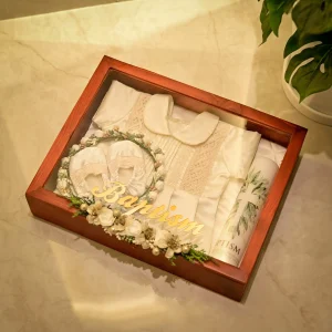 Personalized Baptism Keepsake Box Wooden